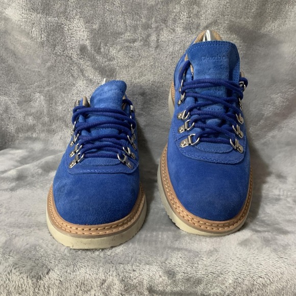 Reebok Exofit RW Boots Mens Size 7.5 Blue Suede Hiking Vibram Trail Outdoor Rare - Picture 7 of 16